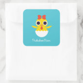 Sticker Carré Bayla le poussin (Sac)