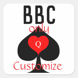 Sticker Carré BBC Seule pique lame signe Thunder_Cove