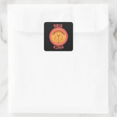 STICKER CARRÉ BBQ KING (Sac)