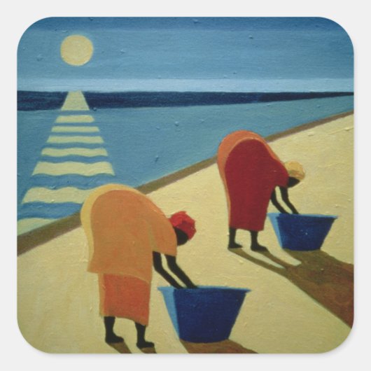 Sticker Carré Beach Bums 1997 (Devant)