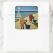Sticker Carré Beach Bums 1997 (Sac)