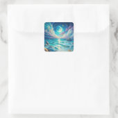 Sticker Carré Beach Scene  (Sac)