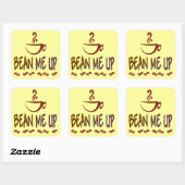 Sticker Carré Bean Me Up (Feuille)