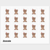 Sticker Carré Bear Bear (Feuille)