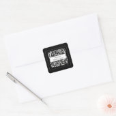 Sticker Carré Beardsley Acanthus Leaf plaque (Enveloppe)