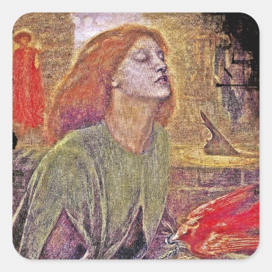 Sticker Carré Beata Beatrix (Devant)