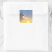 Sticker Carré Beau lever de soleil (Sac)