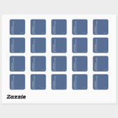 Sticker Carré Beau Mariage bleu (Feuille)