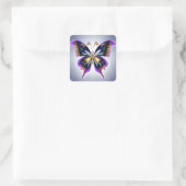 Sticker Carré Beau Papillon (Sac)