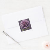Sticker Carré Beau rose violet (Enveloppe)
