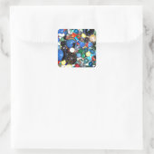 Sticker Carré Beaucoup de marbres (Sac)