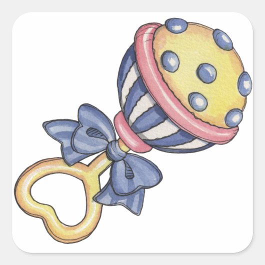 Sticker Carré Bébé (Devant)