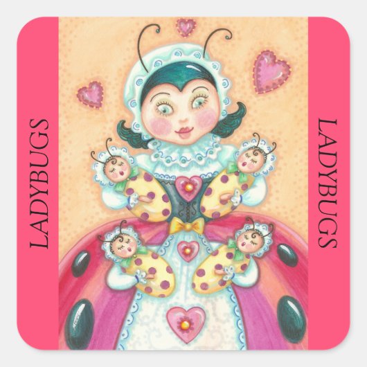 STICKER CARRÉ BÉBÉ BÂTIMENT BÂTIMENT BÂTIMENT (Devant)