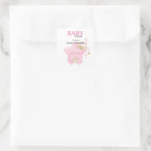 Sticker Carré Bébé Bébé Bébé Bébé Bébé Douche Carré S (Sac)