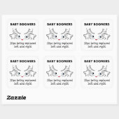 Sticker Carré Bébé Boomer Hips (Feuille)