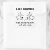 Sticker Carré Bébé Boomer Hips (Sac)