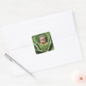 Sticker Carré Bébé de patchs de chou (Enveloppe)