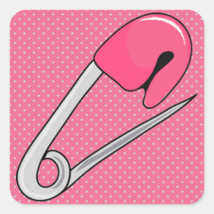 Sticker Carré Bébé fille
