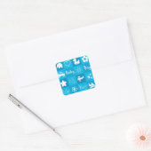 Sticker Carré Bébé garçon (Enveloppe)