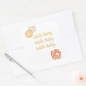Sticker Carré bébé jalebi (Enveloppe)