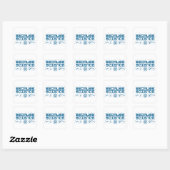 Sticker Carré Because (Feuille)