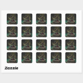 Sticker Carré Beckon (Feuille)