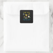 Sticker Carré Beekeeper Gift | Plant These Save The Bees (Sac)