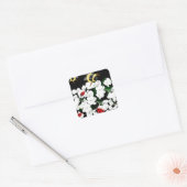 Sticker Carré BEES et Ladybugs art de la nature (Enveloppe)