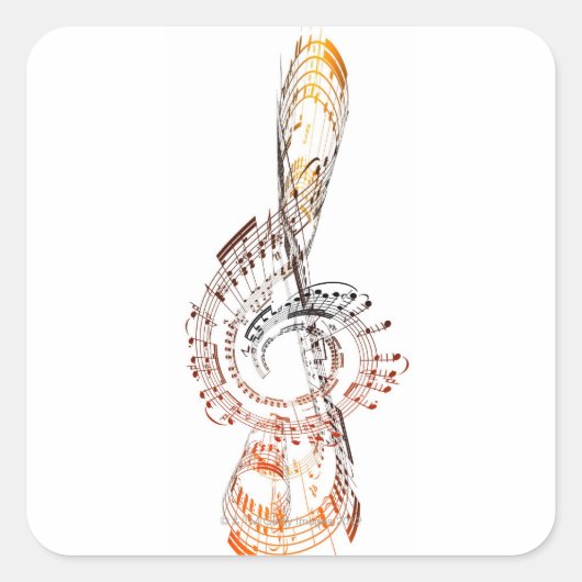 Sticker Carré Beethoven (Devant)