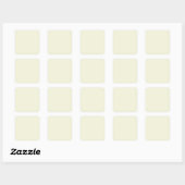 Sticker Carré beige (Feuille)
