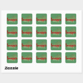 Sticker Carré Bélarus (Feuille)