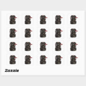 Sticker Carré Bélier — Le Héraut Cornu (Feuille)