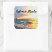 STICKER CARRÉ BELLE CROYANCE EN MIRACLES SCELER DESIGN (Sac)
