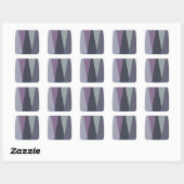 Sticker Carré Belle impression Extraordinaire Chevron Design Art (Feuille)
