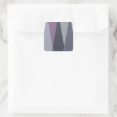 Sticker Carré Belle impression Extraordinaire Chevron Design Art (Sac)
