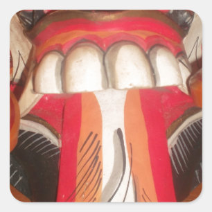 Sticker Carré Belle langue Extraordinaire joueuse : Une touche d