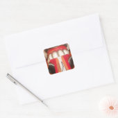 Sticker Carré Belle langue Extraordinaire joueuse : Une touche d (Enveloppe)