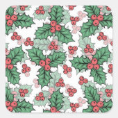 Sticker Carré Belle Mistletoe (Devant)