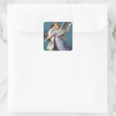 Sticker Carré Belle peinture d'ange gardien (Sac)