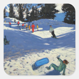 Sticker Carré Belle Plagne