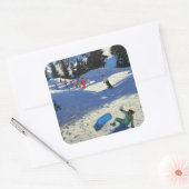 Sticker Carré Belle Plagne (Enveloppe)