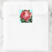 STICKER CARRÉ BELLE ROSE ROSE ROSE (Sac)