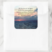 STICKER CARRÉ BELLES FRUITS GALATIENS DE L'ESPRIT (Sac)