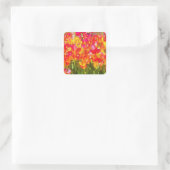 Sticker Carré Belles tulipes (Sac)