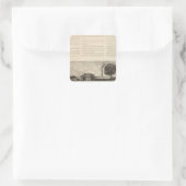 Sticker Carré Benedict et Burnham (Sac)