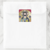 Sticker Carré Bénédiction du Christ, 10e-11e siècle (Sac)