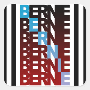 Sticker Carré BÉNIE sandre textePierres