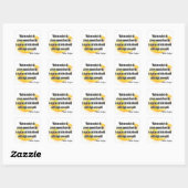 Sticker Carré Berdyaev (Feuille)