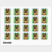 STICKER CARRÉ BERGER ALLEMAND     (Feuille)