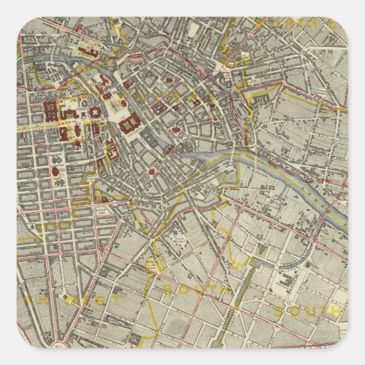 Sticker Carré Berlin (Devant)